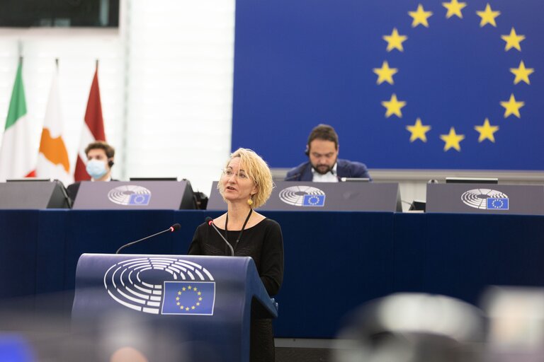 Φωτογραφία 4: EP Plenary session - Short presentation - Europe’s Media in the Digital Decade