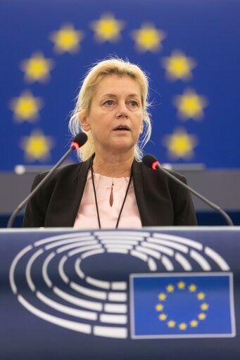 Fotogrāfija 48: EP Plenary session - General budget of the European Union for the financial year 2022 - all sections