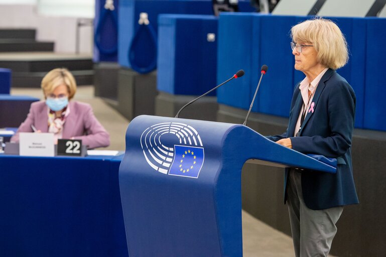 Fotografija 28: EP Plenary session - Banking Union - annual report 2020