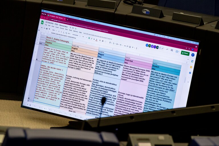 Photo 13 : Conference on the Future of Europe (CoFoE) - Citizens' panel 2