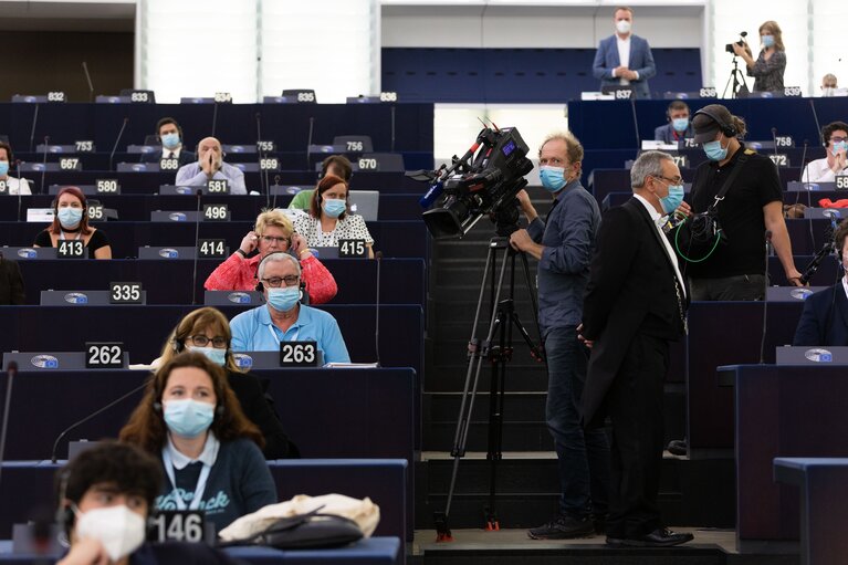 Fotografie 39: Conference on the Future of Europe (CoFoE) -  Citizens' panel 2 - Plenary session