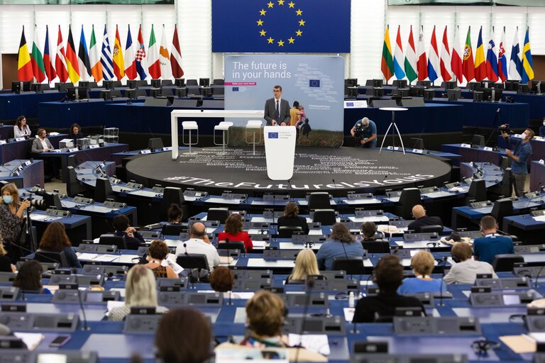 Fotografie 26: Conference on the Future of Europe (CoFoE) -  Citizens' panel 2 - Plenary session