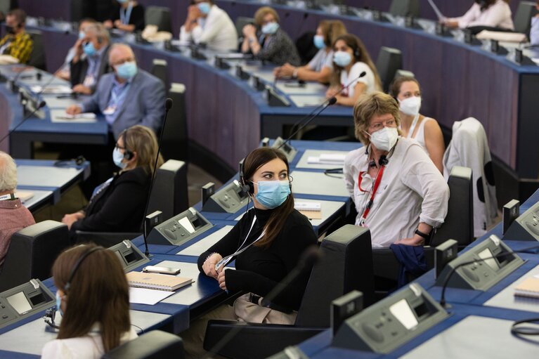 Fotografie 34: Conference on the Future of Europe (CoFoE) -  Citizens' panel 2 - Plenary session