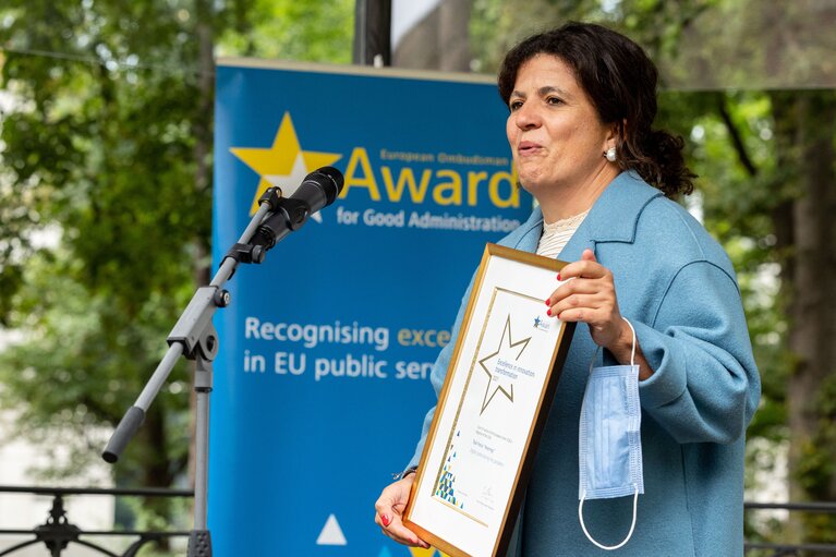 Zdjęcie 4: European Ombudsman Award for Good Administration - Prizes handover ceremony