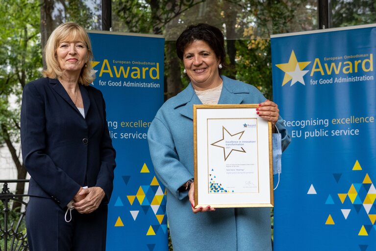 Zdjęcie 1: European Ombudsman Award for Good Administration - Prizes handover ceremony