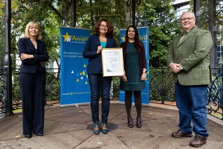 Fotografija 31: European Ombudsman Award for Good Administration - Prizes handover ceremony