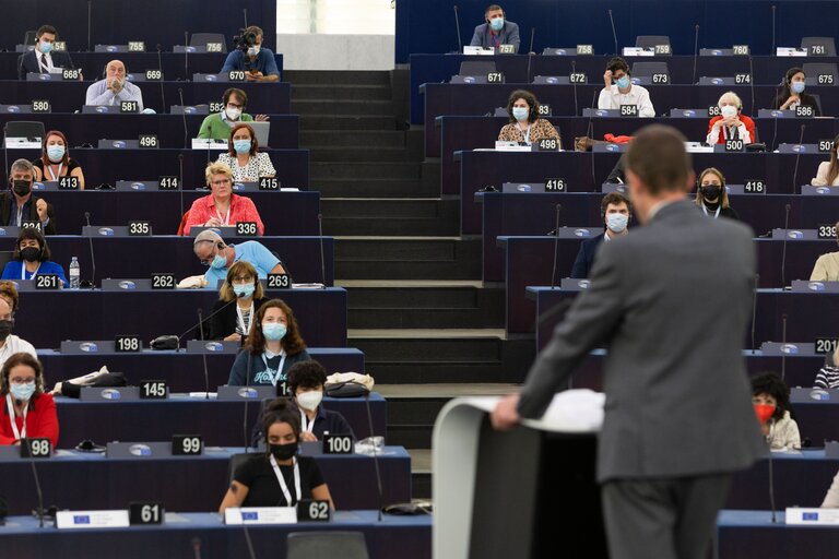 Fotó 15: Conference on the Future of Europe (CoFoE) -  Citizens' panel 2 - Plenary session