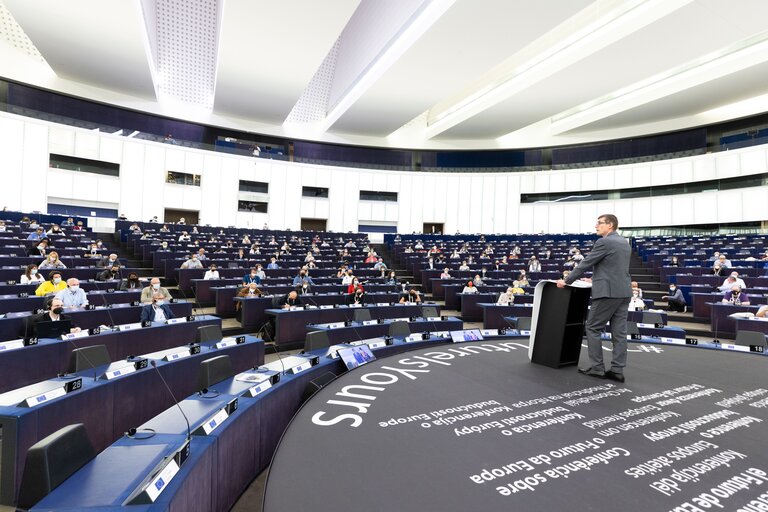 Fotó 16: Conference on the Future of Europe (CoFoE) -  Citizens' panel 2 - Plenary session