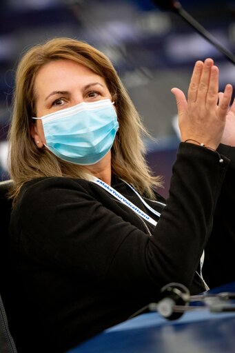 Fotó 18: Conference on the Future of Europe (CoFoE) - Citizens' panel 1 - Plenary session