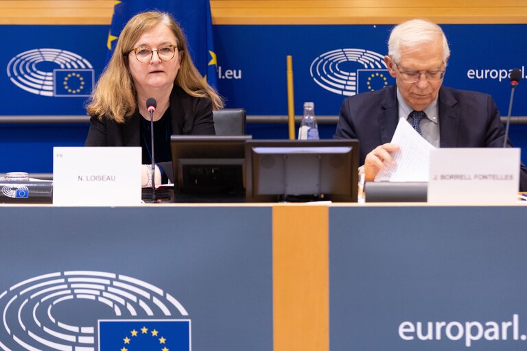 Fotografie 16: AFET - SEDE joint committee - Exchange of views with Josep BORRELL, Vice President of the European Commission/High Representative of the European Union for Foreign Affairs and Security Policy on a Strategic Compass for the EU