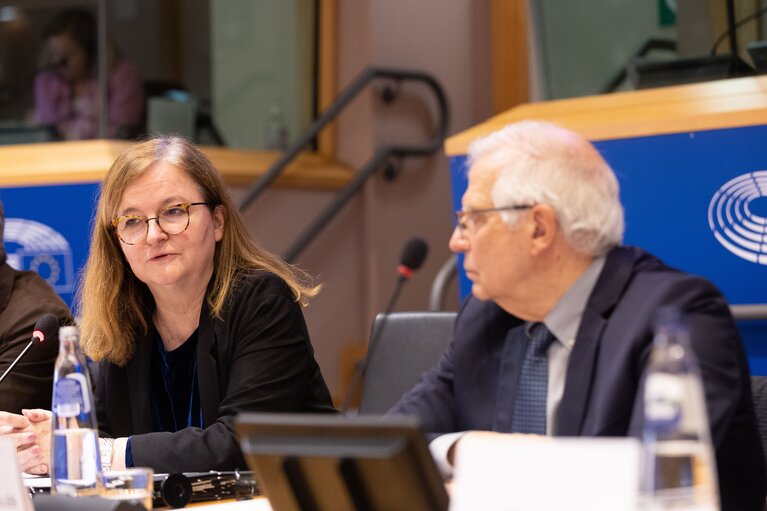 Fotografie 12: AFET - SEDE joint committee - Exchange of views with Josep BORRELL, Vice President of the European Commission/High Representative of the European Union for Foreign Affairs and Security Policy on a Strategic Compass for the EU