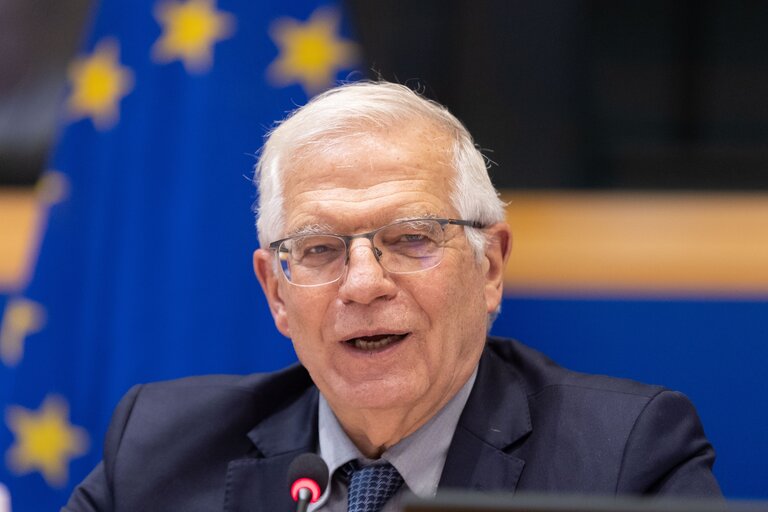 Fotografie 10: AFET - SEDE joint committee - Exchange of views with Josep BORRELL, Vice President of the European Commission/High Representative of the European Union for Foreign Affairs and Security Policy on a Strategic Compass for the EU