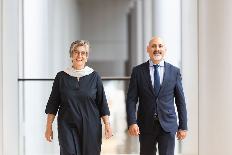 Nuotrauka 15: Maria NOICHL and Ismail ERTUG in the EP in Strasbourg