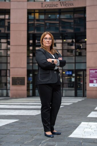 Fotografia 13: Beata MAZUREK in the EP in Strasbourg