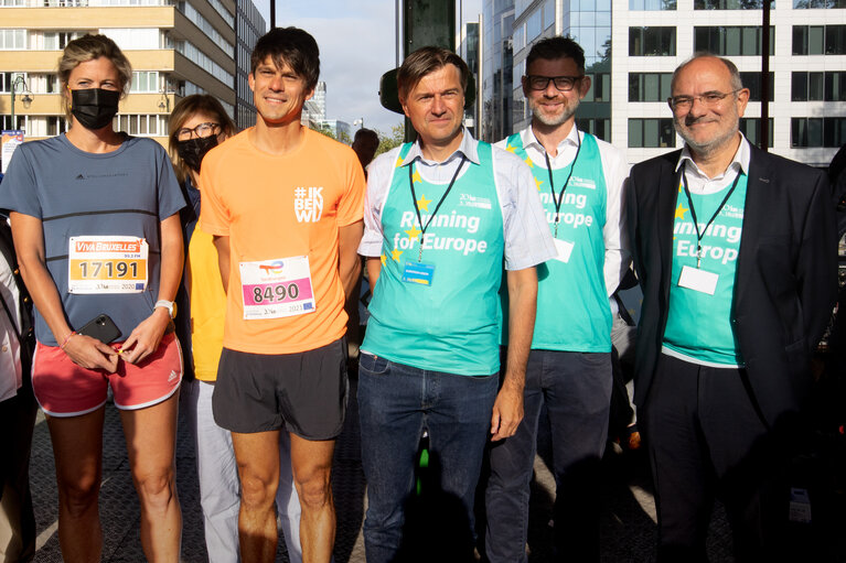 Fotografija 4: Brussels 20 km running race start