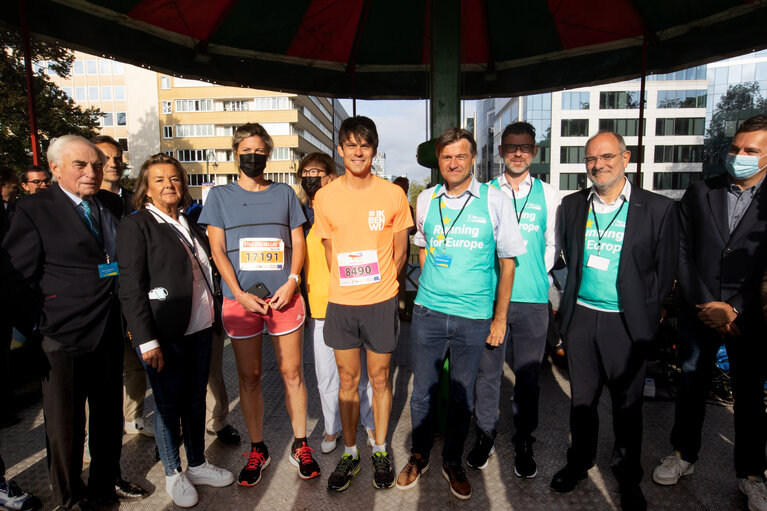 Fotografija 5: Brussels 20 km running race start