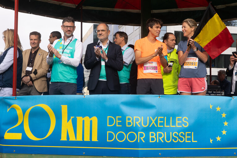 Fotografija 9: Brussels 20 km running race start