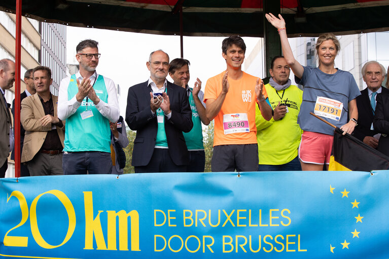 Fotografija 15: Brussels 20 km running race start