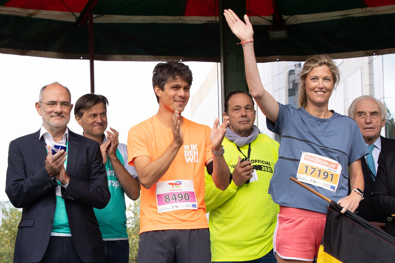 Fotografija 16: Brussels 20 km running race start