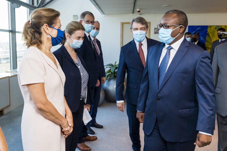 David SASSOLI, EP President meets with Umaro SISSOCO EMBALO, President of Guinea-Bissau