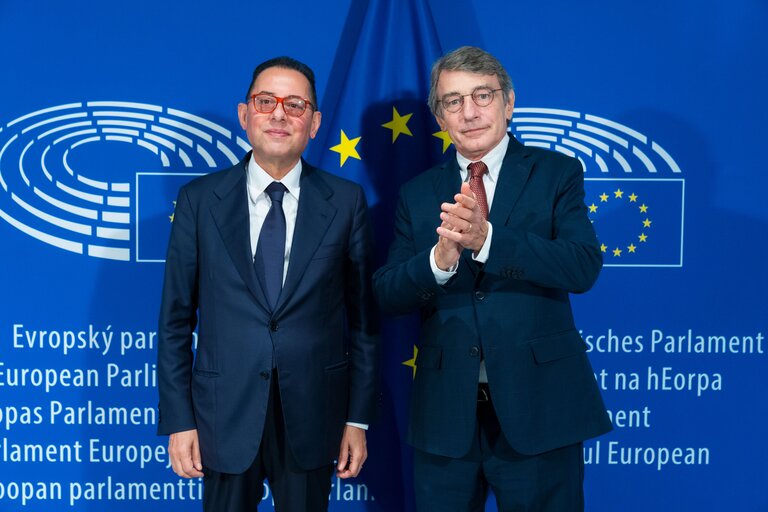 David SASSOLI, EP President meets with Gianni PITTELLA