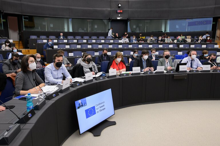 Fotografija 1: Conference on the Future of Europe - Component Meetings