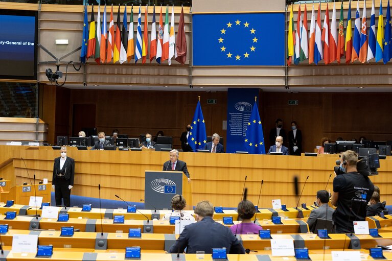 Fotografija 9: EP Plenary session - Address by Antonio GUTERRES, Secretary General of the United Nations