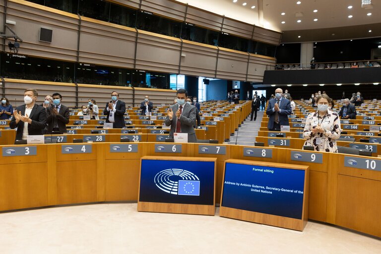 Φωτογραφία 2: EP Plenary session - Address by Antonio GUTERRES, Secretary General of the United Nations