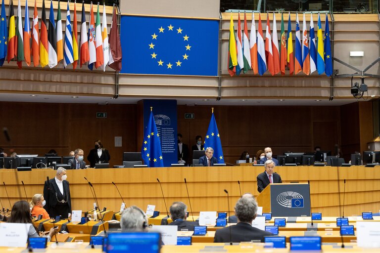 Fotografija 7: EP Plenary session - Address by Antonio GUTERRES, Secretary General of the United Nations