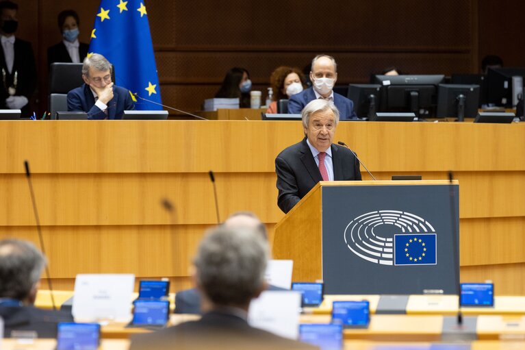 Fotografija 8: EP Plenary session - Address by Antonio GUTERRES, Secretary General of the United Nations