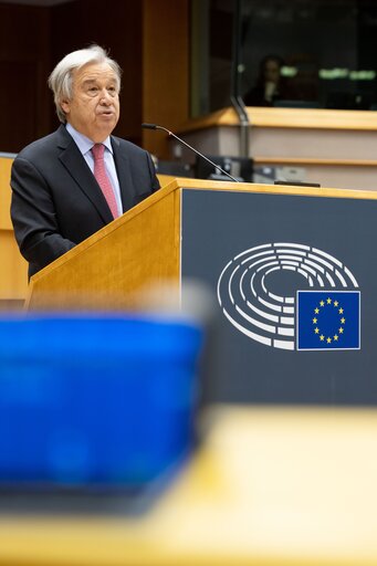 Fotografija 14: EP Plenary session - Address by Antonio GUTERRES, Secretary General of the United Nations