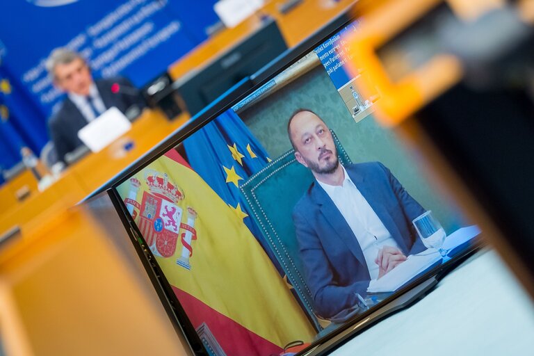 Fotografie 2: David SASSOLI, EP President participates in the meeting of the Bureau of the Parliamentary Assembly of the Union for the Mediterranean