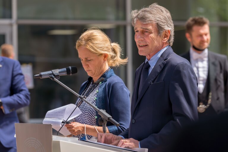 Foto 8: Commemoration of mass Soviet deportations in Central and Eastern Europe: - Opening statement by David SASSOLI, EP President