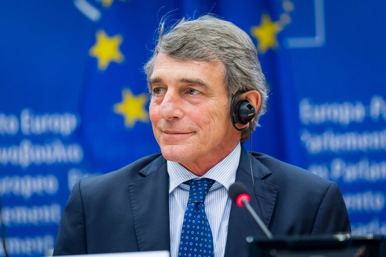 Fotografie 9: David SASSOLI, EP President participates in the meeting of the Bureau of the Parliamentary Assembly of the Union for the Mediterranean