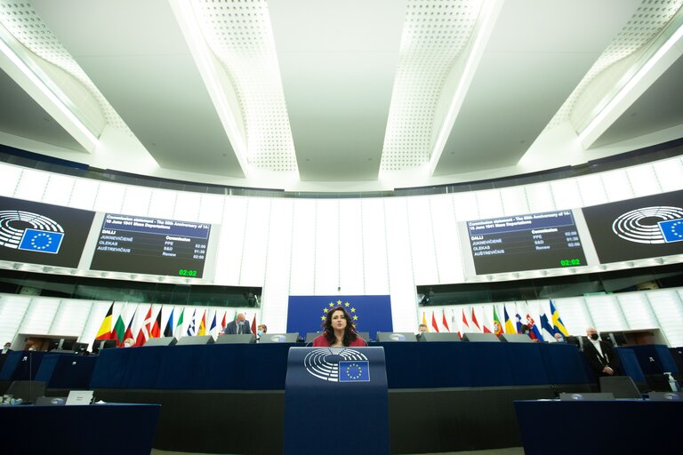 Foto 12: Plenary Session - The 80th Anniversary of 14-18 June 1941 Mass Deportations