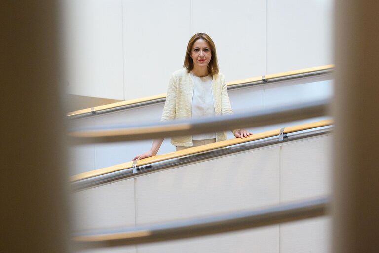 Φωτογραφία 15: Cristina MAESTRE in the EP in Brussels.