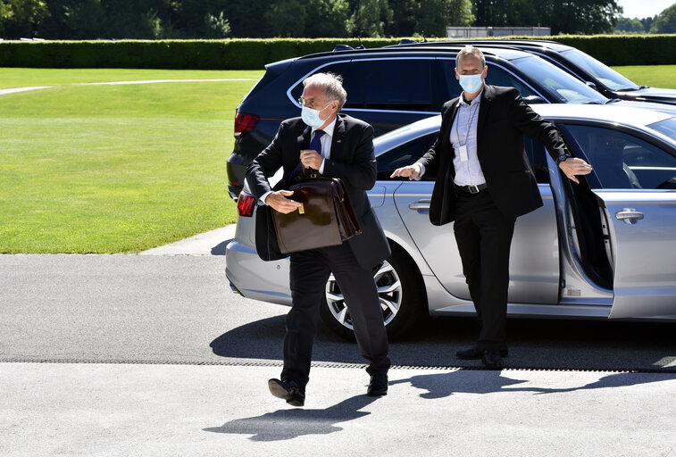 Fotografija 9: Meeting with the Slovenian Presidency - Conference of Presidents with the Slovenian Presidency