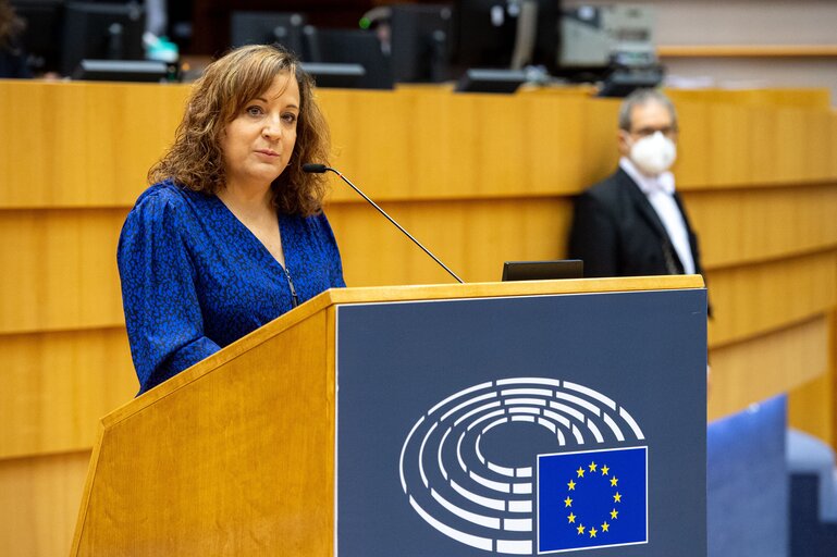 Fotografie 34: EP Plenary session - Meeting the Global Covid 19 challenge: effects of waiver of the WTO TRIPS agreement on Covid-19 vaccines, treatment, equipment and manufacturing capacity in developing countries