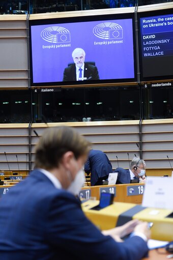 EP Plenary session - Russia, the case of Alexei Navalny, military build-up on Ukraine's border and Russian attacks in the Czech Republic