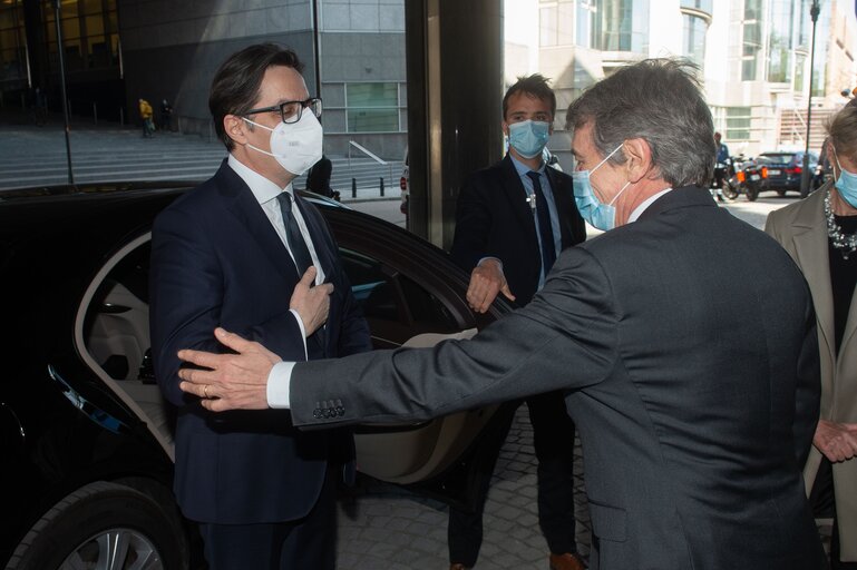 David SASSOLI, EP President meets with Stevo PENDAROVSKI, President of North Macedonia