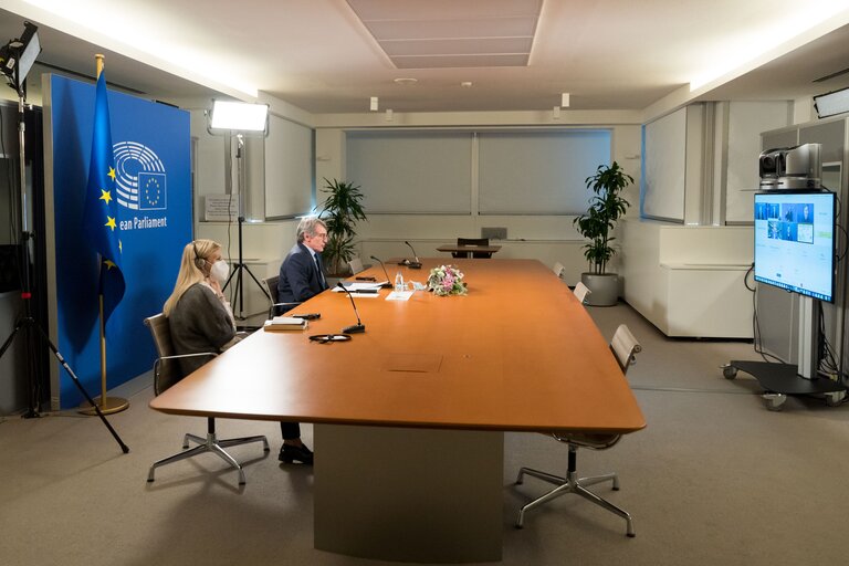 Photo 3 : New European Bauhaus Conference - Opening remarks by David SASSOLI, EP President