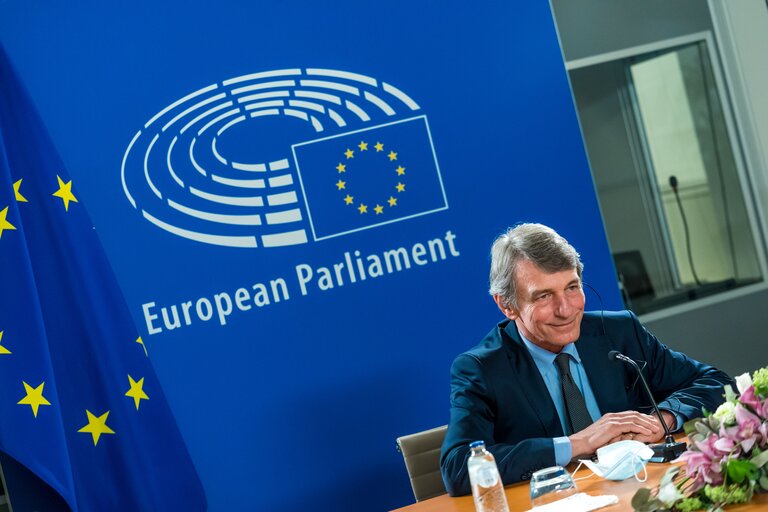 Virtual participation of David SASSOLI, EP President in the LEFT meeting