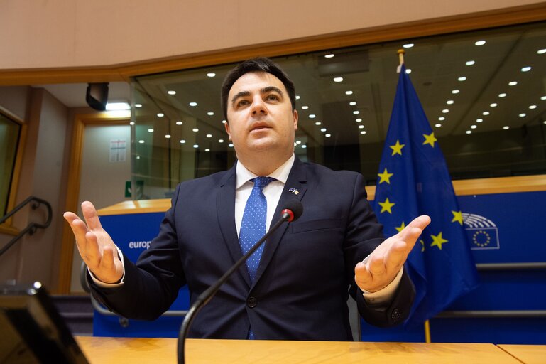 Vlad-Marius BOTOS in the EP in Brussels