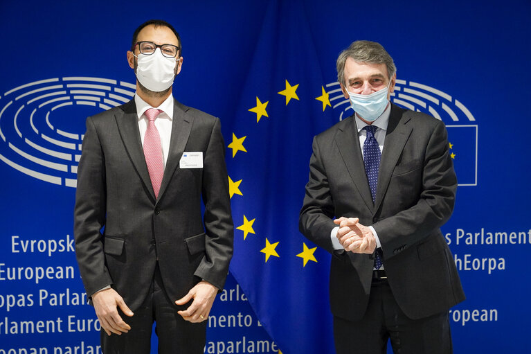 David SASSOLI, EP President meets with Stefano PATUANELLI, Italian minister of Agriculture