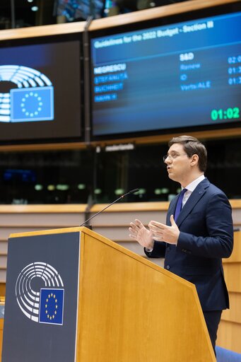 EP Plenary session - Guidelines for the 2022 Budget - Section III