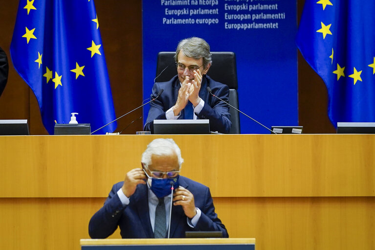 Fotografija 23: EP Plenary session - Ceremonie of the signature of the Joint declaration for the Conference of the Future of Europe