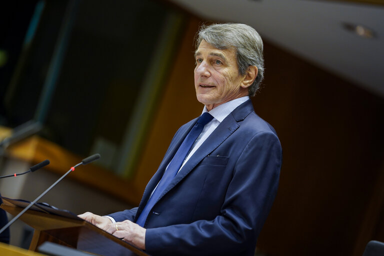 Fotografija 29: EP Plenary session - Ceremonie of the signature of the Joint declaration for the Conference of the Future of Europe