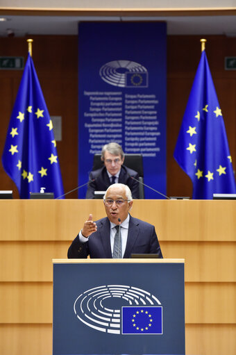 Foto 40: EP Plenary session - Ceremony of the signature of the Joint declaration for the Conference of the Future of Europe