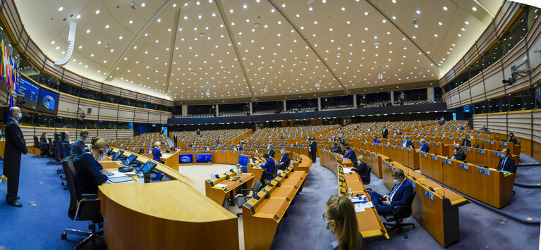 Fotografija 24: EP plenary session- The state of play of the EU's COVID-19 Vaccination Strategy