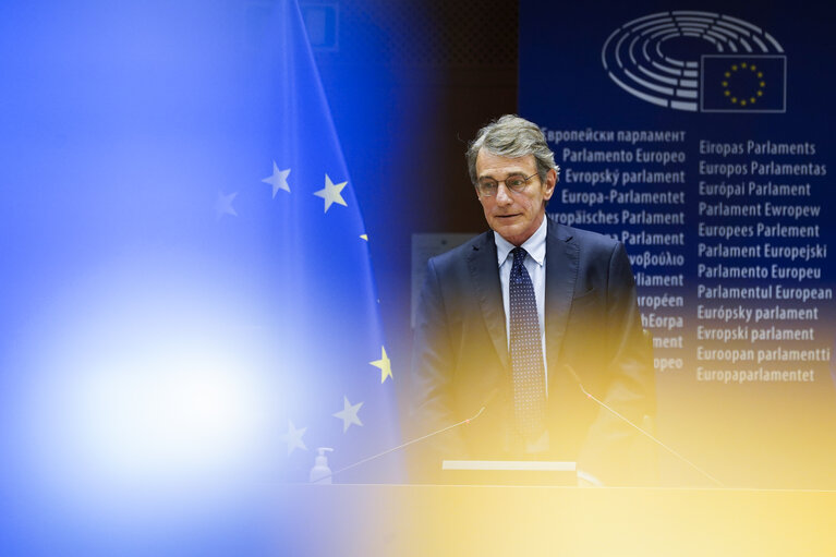 EP Plenary session- Resumption of session and order of business followed by a minute of silence on the assassination of Luca Attanasio the Italian Ambassador to the Democratic Republic of Congo